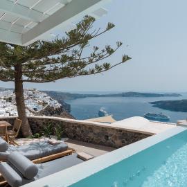 Viesnīca Morfes Luxury Suites by Caldera Houses pilsētā Firostefani