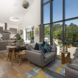 Landing View Fowey Penthouse