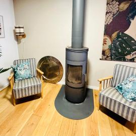Familiebungalow met sauna & openhaard, hotell sihtkohas Föllinge