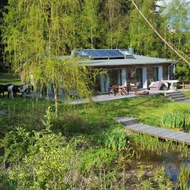 Ferienhäuser Ratsmühle, Haus am Teich
