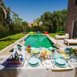 Villa oasis private pool secure complex, Hotel in Marrakesch