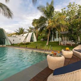 Luxury Shwaas Villa in Mysore with Private pool and landscape