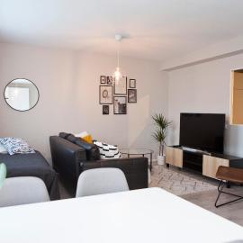 Center located, two-room flat with patio and WiFi