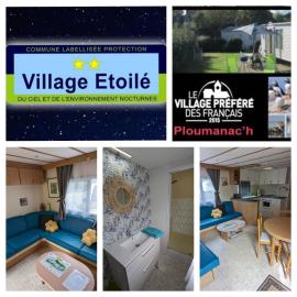 Grand Mobilhome 4 pers 2025 - Granit Rose - Piscine, hotel in Kermaria-Sulard