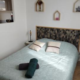 Studio pour 2 personnes avec jardin, hotel a Trémuson