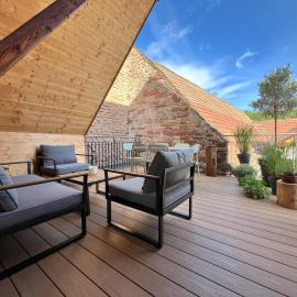 Maison 3 chambres et terrasse idéale couple d'amis, hotel Blaesheimben