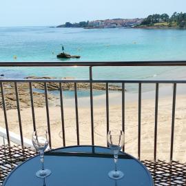 Piso en primera línea de playa en Sanxenxo