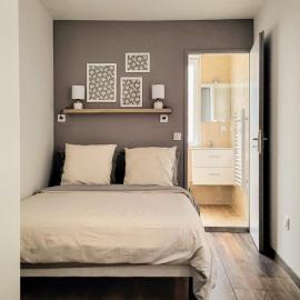 Appartement 2 Coin cuisine, coin chambre, salle de bain, hotel v destinaci Saint-Claude