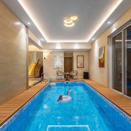 Mocha House with Indoor Pool, BBQ & Bonfire at Lonavala by StayVista