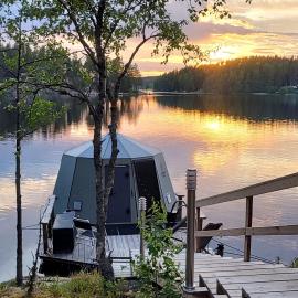 Yli-Kaitala Hut, hotell i Mankala