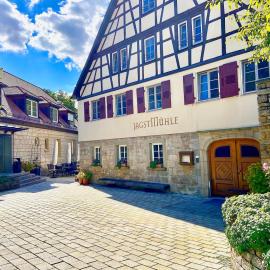 하임하우젠에 위치한 호텔 Landgasthof Jagstmühle