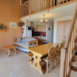 Duplex 8pers avec Balcon Sud, Cheminée, WIFI Gratuit - Animaux admis - Parking & Ménage en option