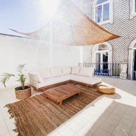 Pateo do Mercado - Apartamento no Centro Histórico com Terraço, hotel a Santarém