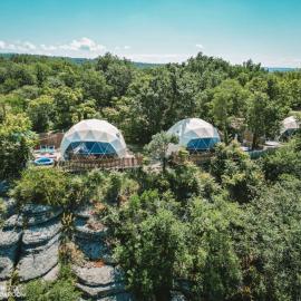 Les Dômes des Gorges: Ruoms'ta bir otel