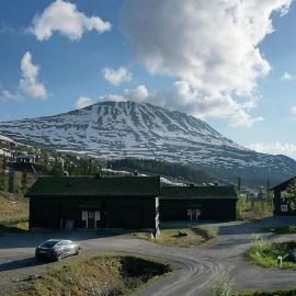 Gaustablikk में, होटल Lägenhet med utsikt mot Gaustatoppen, ski in ski out