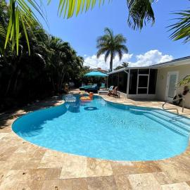 Deerfield Beach heated pool house