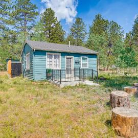 Patio & Hot Tub: Cozy Cabin Retreat in Bailey!, hotel a Bailey
