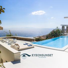 villa EYEONSUNSET - MAGICAL PLACE -PRIVATE pool -SEA and SUNSET VIEW -NO WIND -