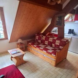 Studio cabine pour 4 avec Wifi à Valloire - FR-1-263-62