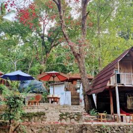 Tiu Ronton River , Bungalows Camping and Trekking, Hotel in Pawenang