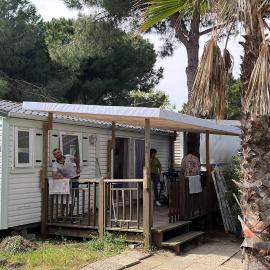 Mobile home camping Pedro