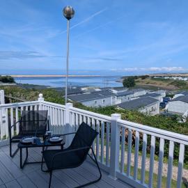STUNNING CARAVAN with PANORAMIC VIEWS WEYMOUTH LITTLESEA HAVEN