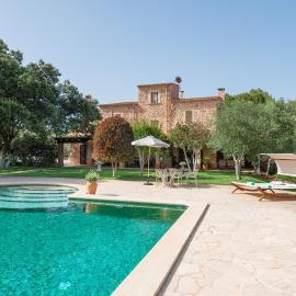 Villa de lujo con gran piscina y Campo de Golf cerca