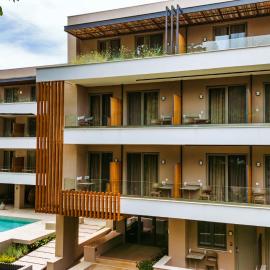 Funtuki Seaside Apartments, hótel í Leptokaryá