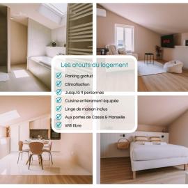 Quiétude-Loft neuf-Clim & Parking