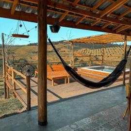 Cabanas do Paiol Texas Cabin Toledo MG, hotel i Toledo