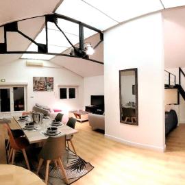 Loft proche CDG 6 pers, Parc Expo avec parking