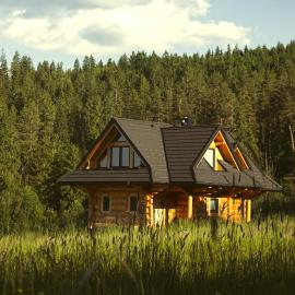 Domek z balią - Dotyk Motyla