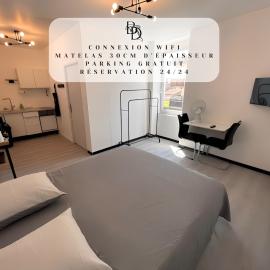 Studio B2 20m2 cosy 5min à pied des Gares, готель у місті Роанн