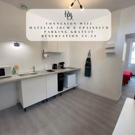T1 Bis appartement B3 30m2 Cosy 7min à pieds des Gares, hotel Roanne-ban