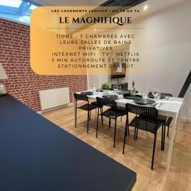 Les 3 Suites - 6 personnes - 3 chambres avec SDB privatives