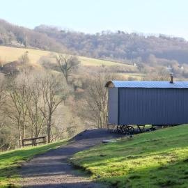 Shepherds Hut Slad Valley Cotswolds
