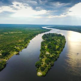 Chundu Island, hotel v destinaci Victoria Falls
