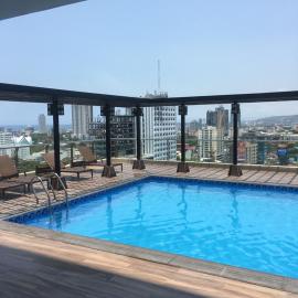 Modern Studio Gem - Two Balconies with Ocean & Mountain Views