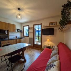 Charmant studio 19m², idéal 3 pers, avec terrasse et parking, proche commerces et navette ski - FR-1-342-307