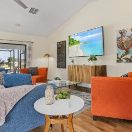 Mid century vibe pool home direct gulf access