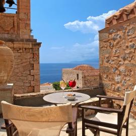 Byzantino Boutique Hotel, hotelli Monemvasiassa