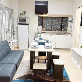 Ueno Yuyuhouse 1LDK for rent, Close to Senso-ji Temple,Kaminarimon Gate,Kappabashi Dougu Street,Akihabara,Shinjuku and Disneyland