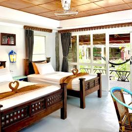 Bamboo Bungalows, hôtel à Ko Phayam