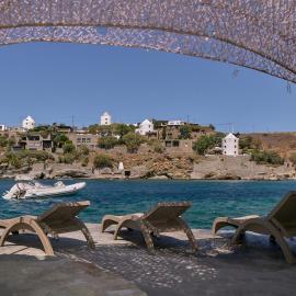 Seafront villa with private dock on the sea