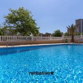 rentafive - Piscina - Parking - 3 min playa - A/A