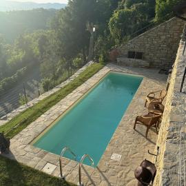 Casa Rosa, panoramica, piscina, tra langhe e monferrato