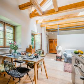 Viesnīca Studio on Gut Buchwies near Garmisch-Partenkirchen pilsētā Oberava