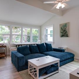 Newly Renovated Duplex, Upper Unit, 4th row from the beach