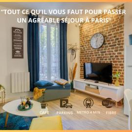 Escale à Paris Metro & Parking, hotel i Saint-Ouen