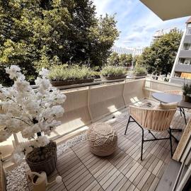 Stylish studio apartment with beautiful balcony